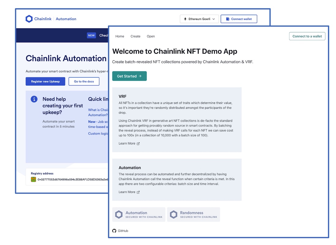 Chainlink NFT Demo App